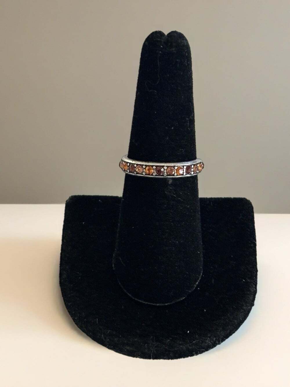 Brighton CRYSTAL PALACE Ring Size 7 Boho Style Stack Ring.